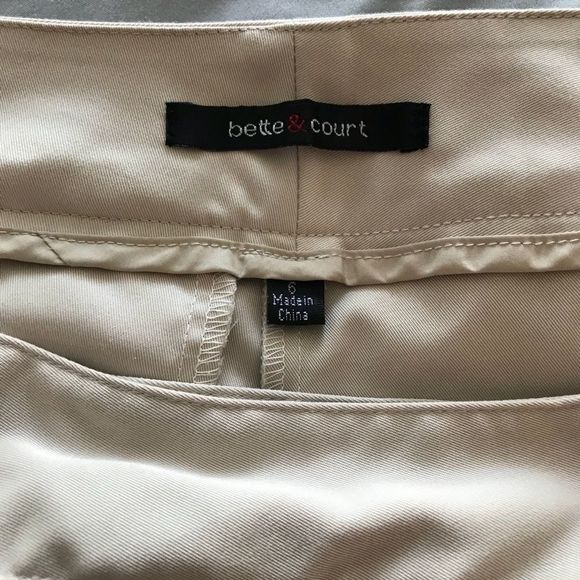 Bette & Court Sz 6 Cropped/Capris Zip Cuffs Embellished - Picture 7 of 8